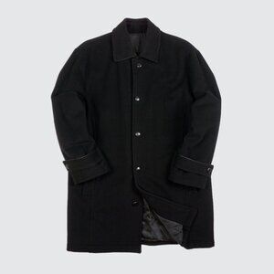 Vintage Messori Cashmere-Blend Wool Coat - Made in Italy - Size XL - Tailored
